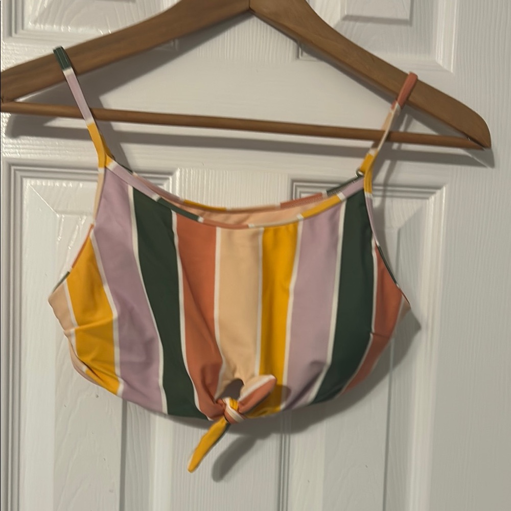 Striped Bikini Top